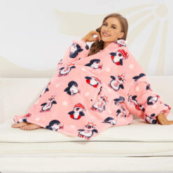 Super Sover Oversized Hoodie Pingvin 2